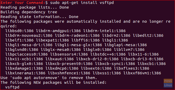 Install The vsftpd Package On Ubuntu