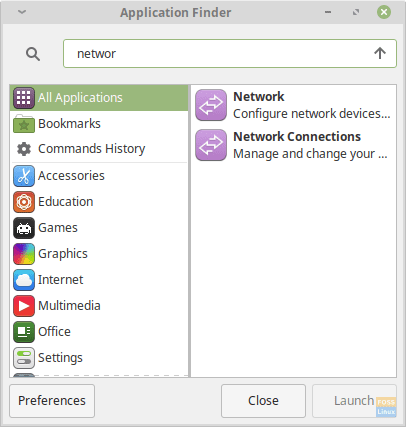 Launch 'Network Connections'.