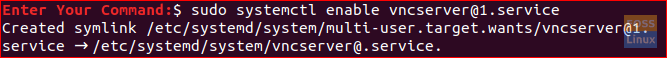 Enable The VNC Server Service