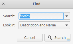 Search For Firefox Package