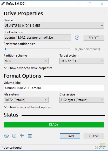 Burning Ubuntu On USB Done Successfully