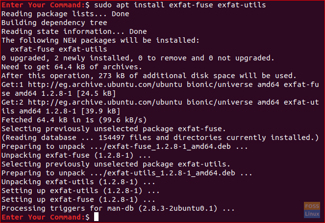 Install The Required exFAT Packages