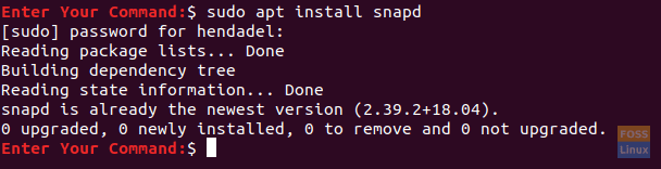 Install The snap Package