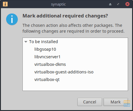 When prompted with the Mark additional required changes? window, click Mark