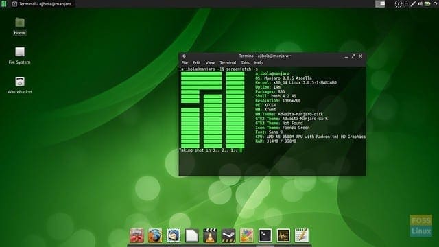 Manjaro Screenshot