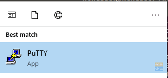 Open Putty Application From Windows Machine