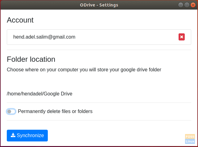 Start Sync Your Google Drive