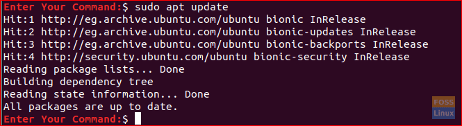 Update The Ubuntu Packages Index