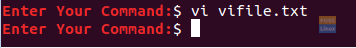 Create And Edit New File Using The Vi Editor