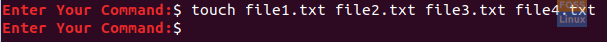 Create Multiple Files Using The Touch Command