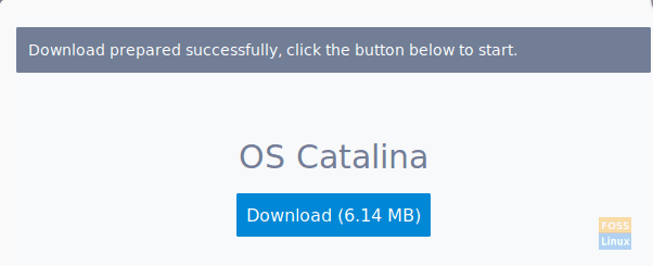 Download Confirmation For The MacOS Catalina Icons