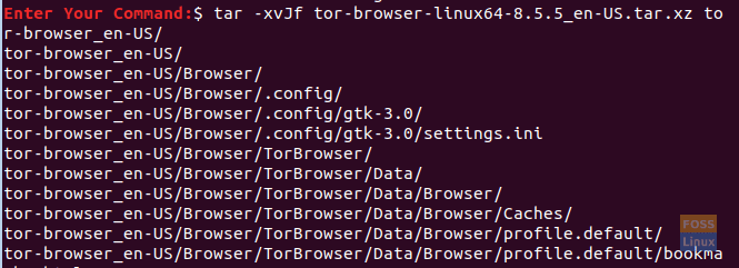 Extract The Downloaded Package