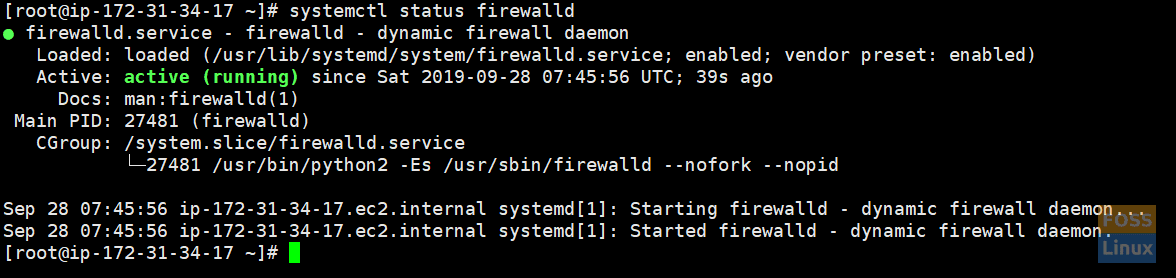 Firewall Status