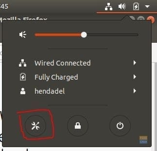 Open Settings From Ubuntu