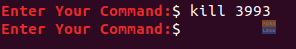 Use The kill Command