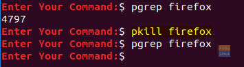 Use The pkill Command