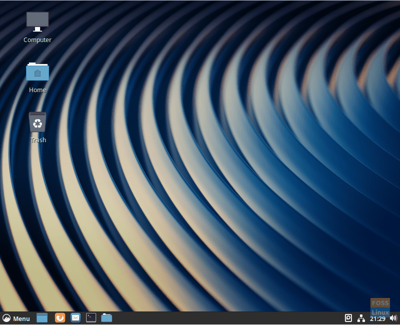 Welcome To Your Cinnamon Desktop