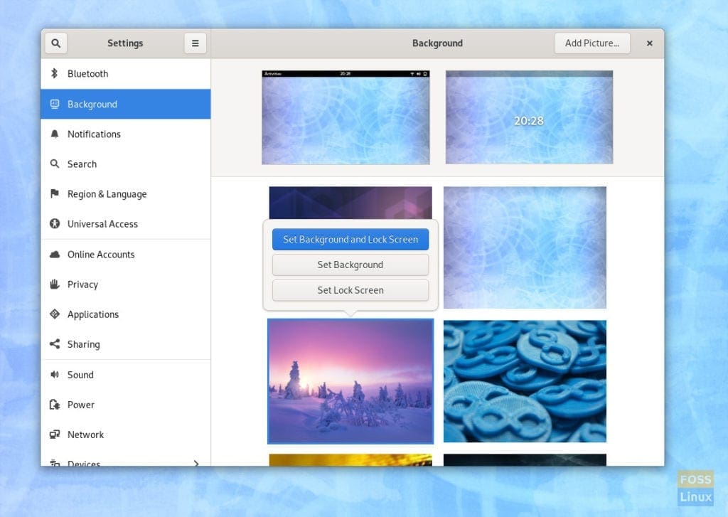 The new release makes choosing your desktop background much easier. Users can now quickly and easily see and change their desktop background and lock screen.