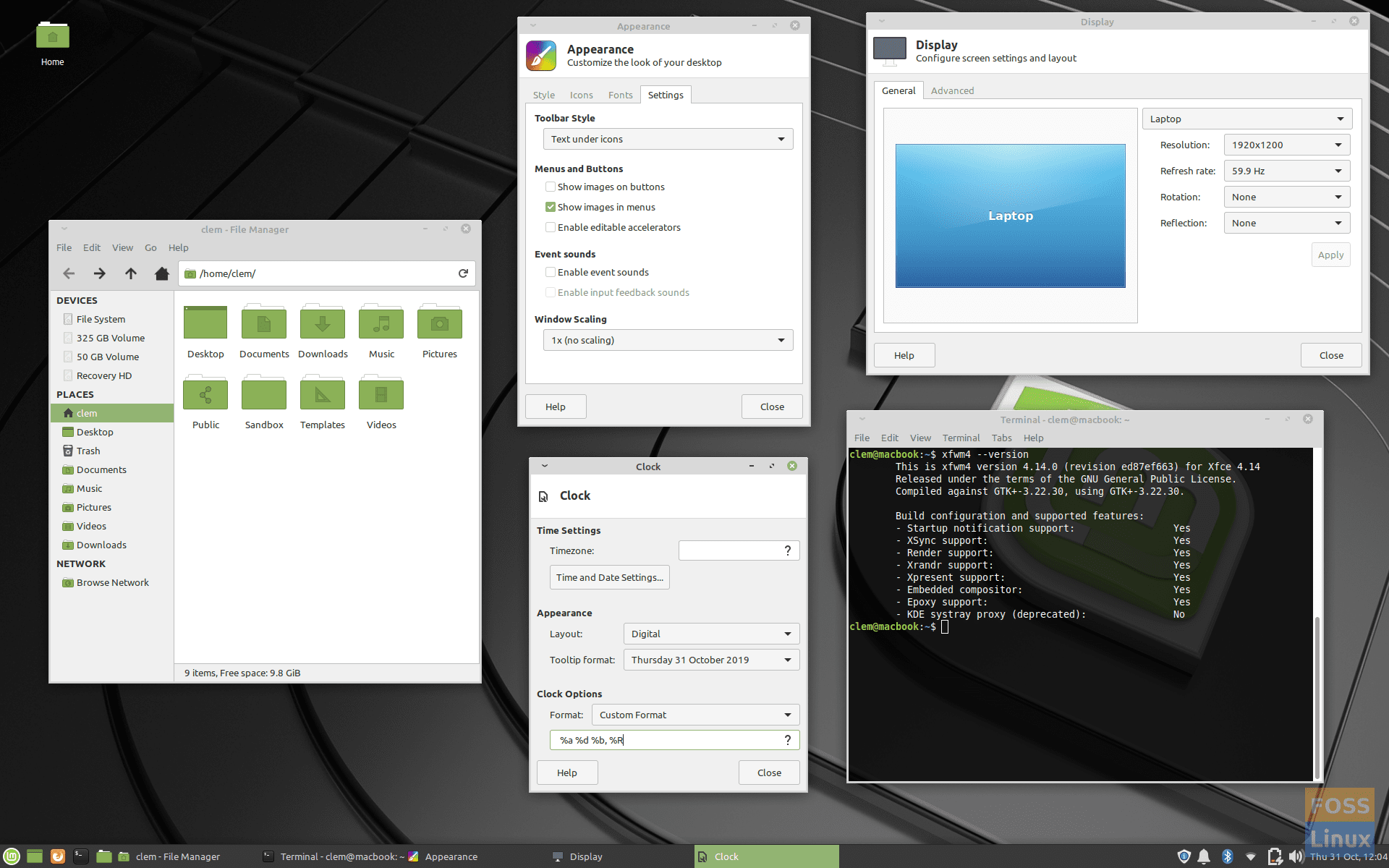 Xfce 4.14 Desktop Environment