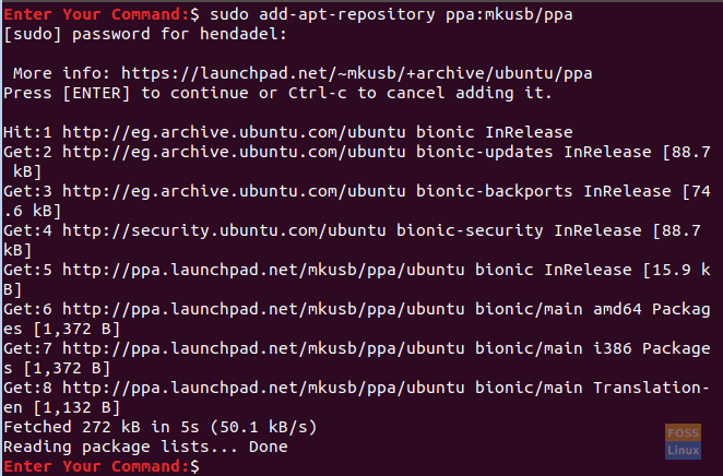Add The mkusb Repository To Ubuntu