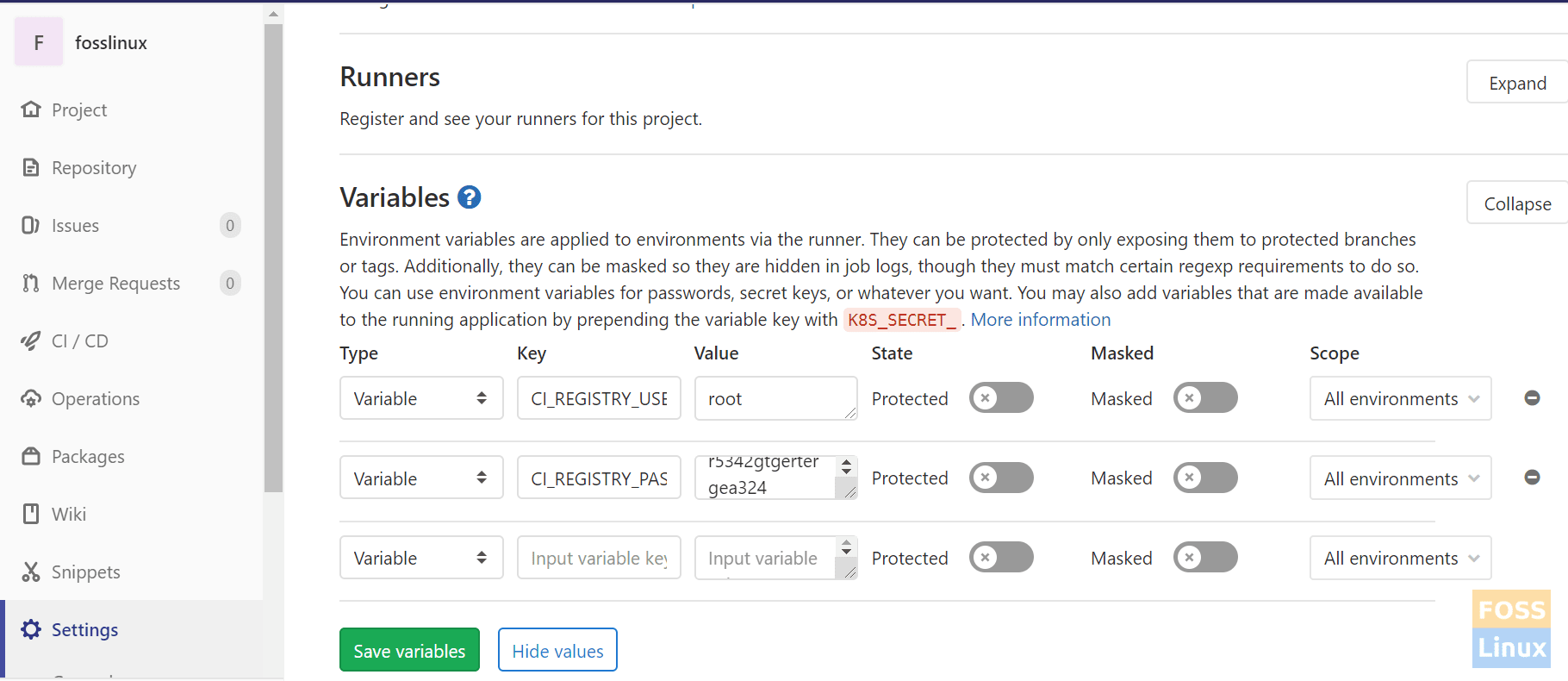 Adding Variable Values