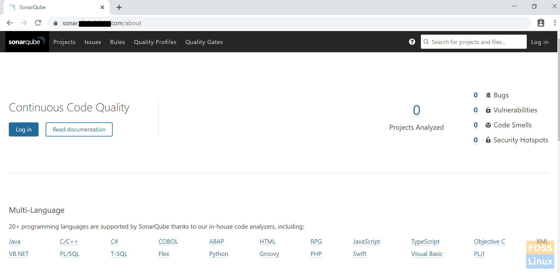 Browse Sonarqube