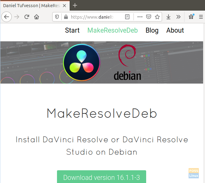 Download The Make Resolve Deb Script