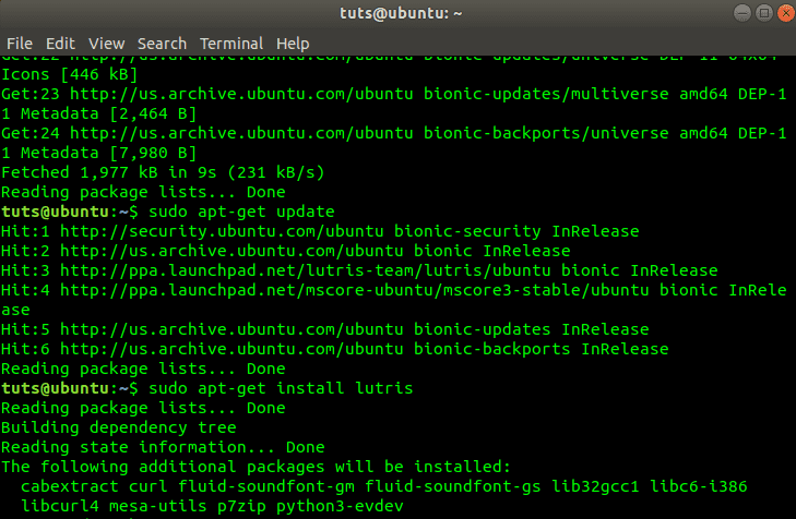 Install Lutris on Ubuntu