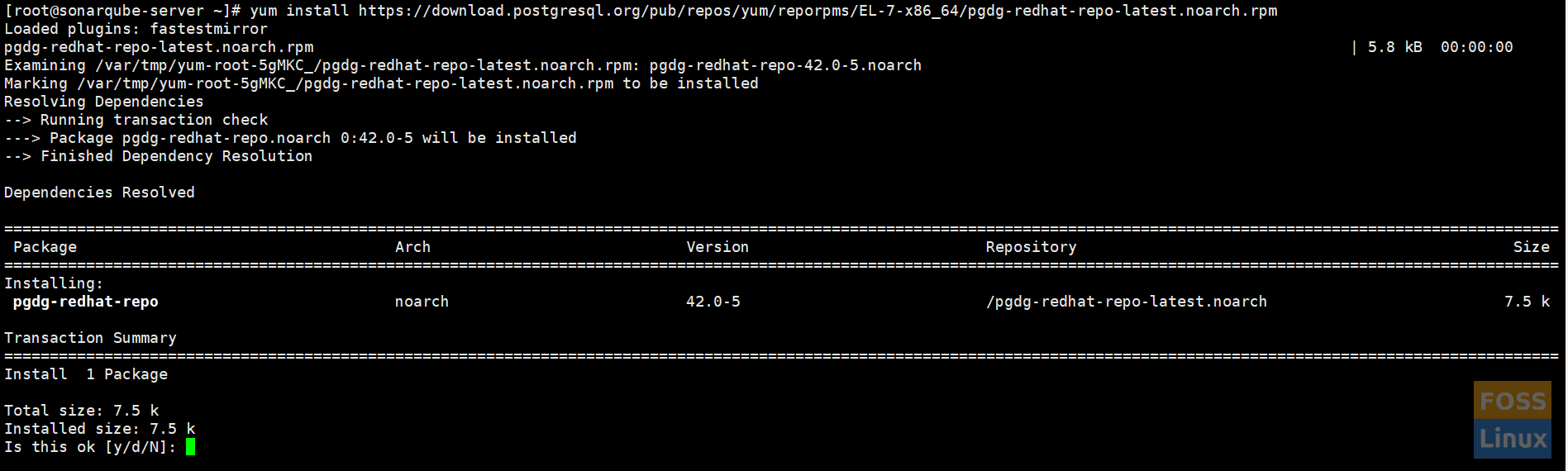 Install repository