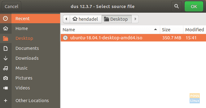 Locate Your Ubuntu ISO File