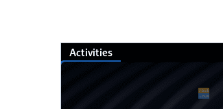 Open Activities From Fedora Desktop
