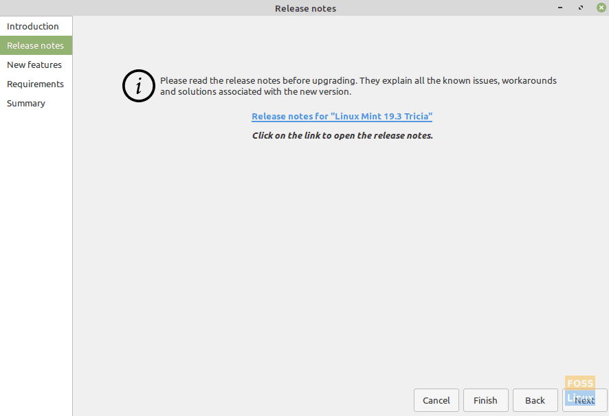 Check Linux Mint 19.3 Release Notez