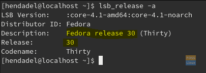 Current Fedora Release