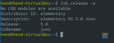 Elementary OS Version Using Command Line Method