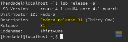Fedora Upgraded Successfully To Release 31