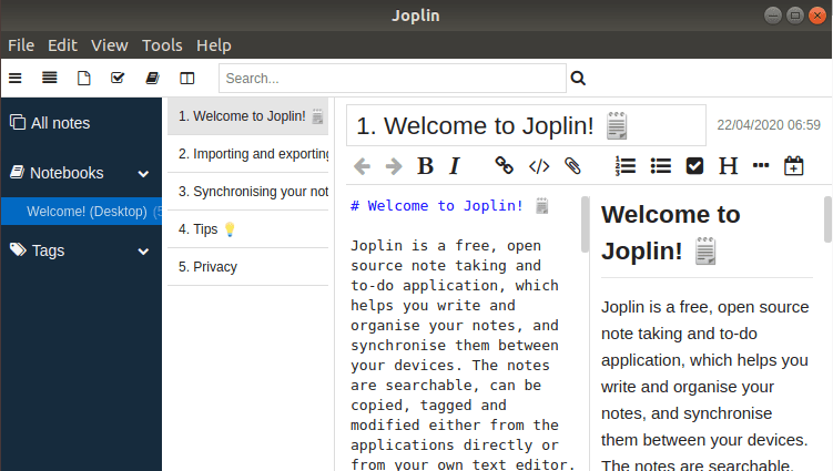Joplin Homepage