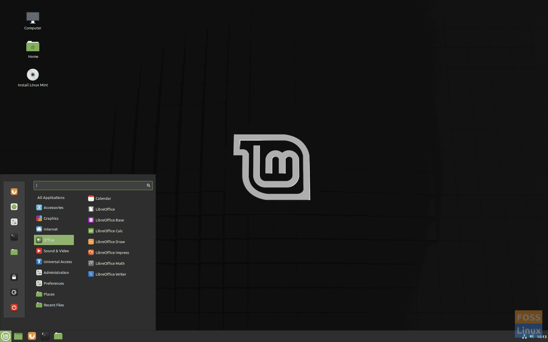Linux Mint 19.3 Tricia Desktop