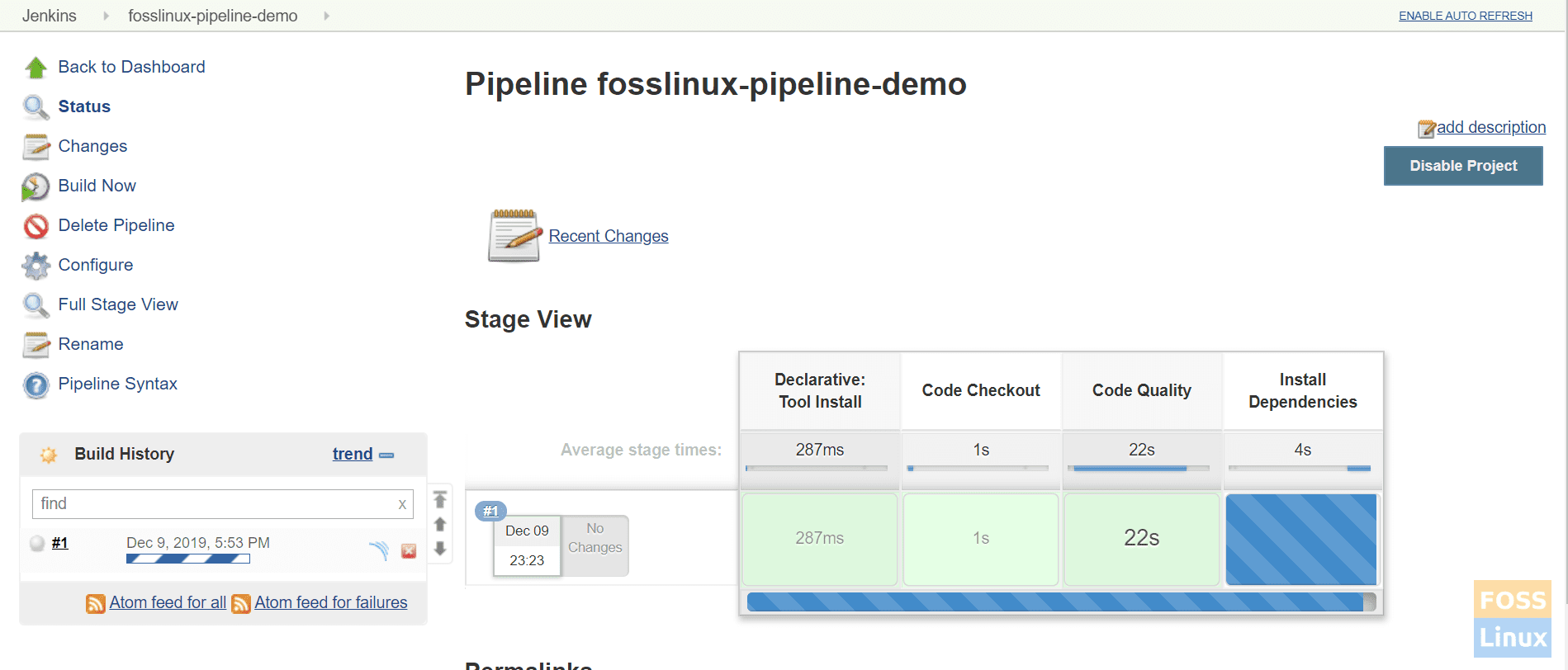 Pipeline Running