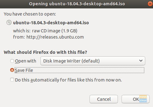 Save Your Ubuntu Download File