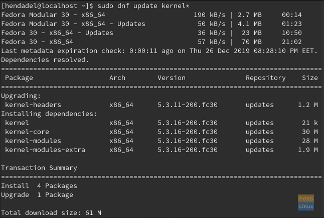 Update Your Fedora Kernel