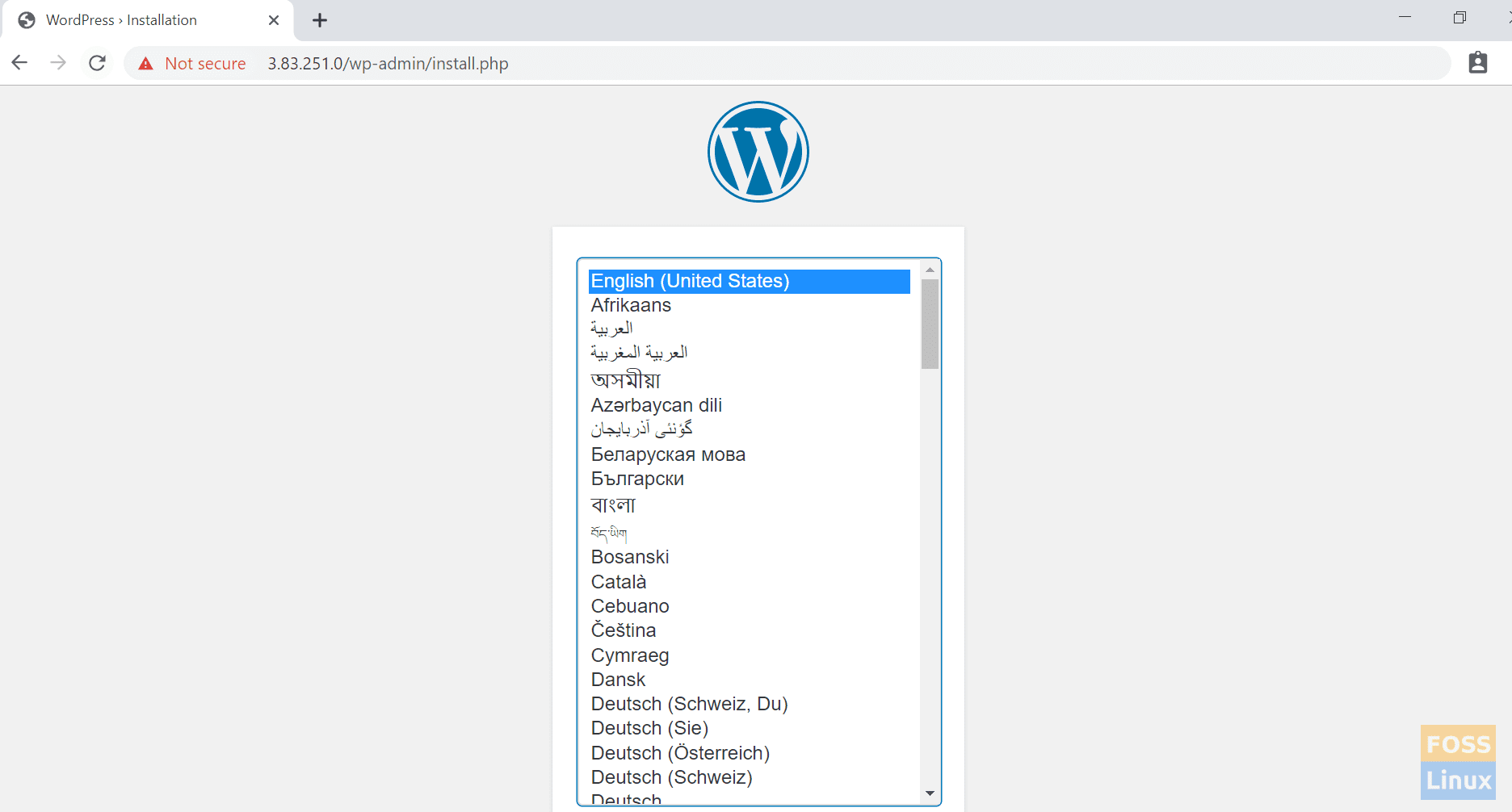 WordPress Installation
