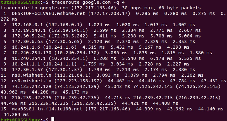 traceroute-google-q