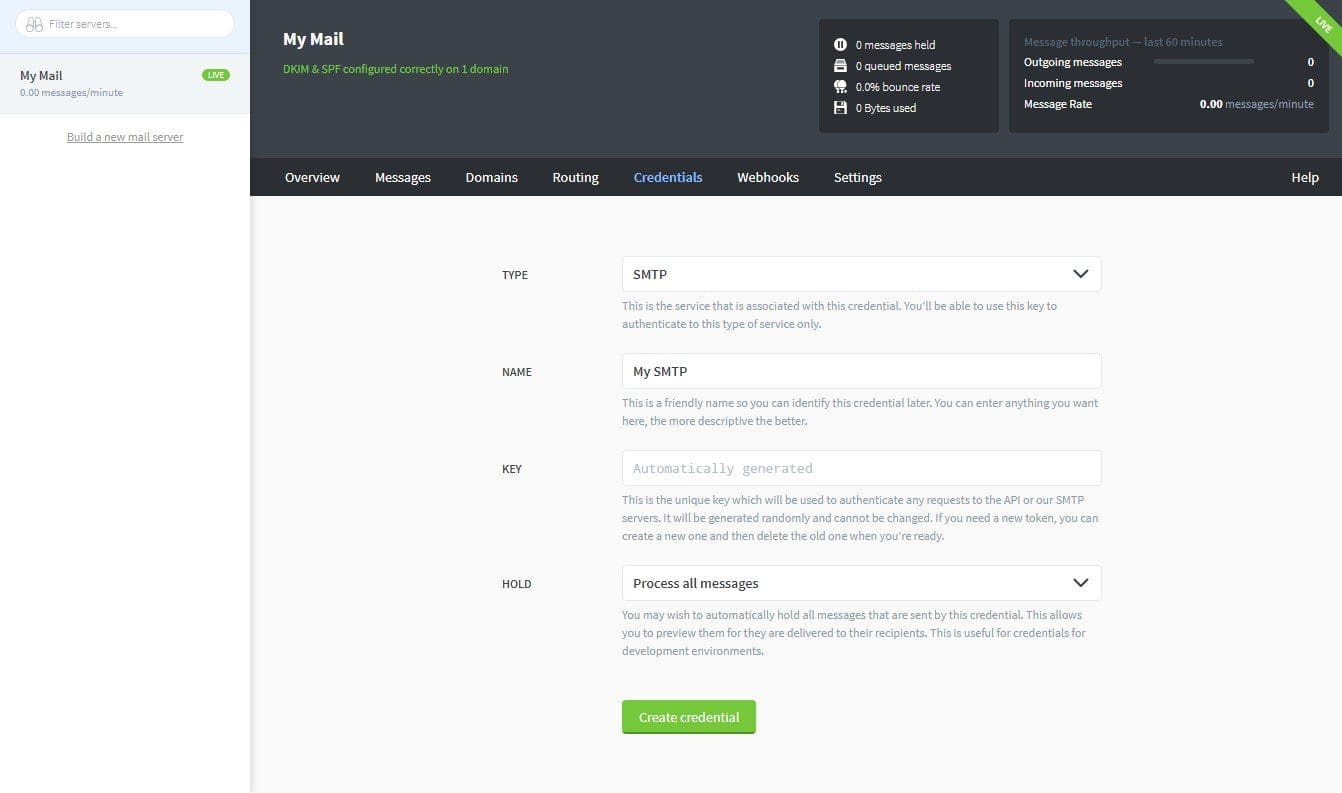 image-of-Configuring-SMTP-credentials