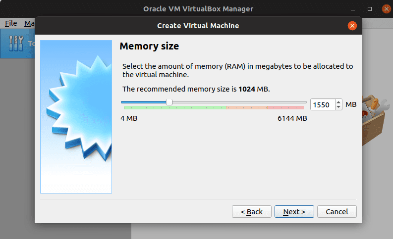 Allocate VM memory
