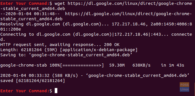 Download Google Chrome Stable Release on Ubuntu