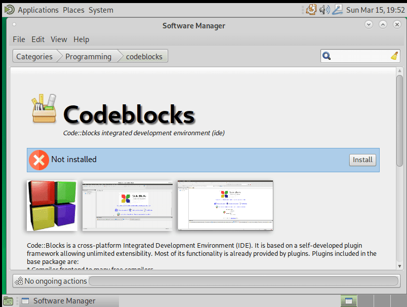 Install CodeBlocks on Academix