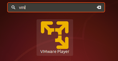 Open VM Workstation Player