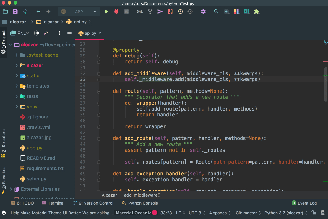 Pycharm IDE