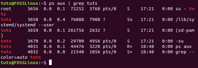Search Output Of Command