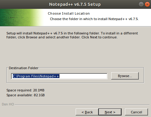 Select Installation Location